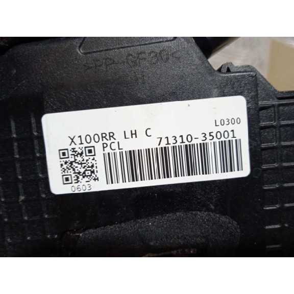 Recambio de cerradura puerta trasera izquierda para ssangyong tivoli referencia OEM IAM 7131035001  4 PINS