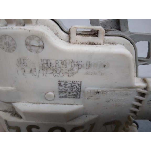 Recambio de cerradura puerta trasera derecha para seat leon (1p1) reference copa referencia OEM IAM 1P0839016D 6 CABLES 