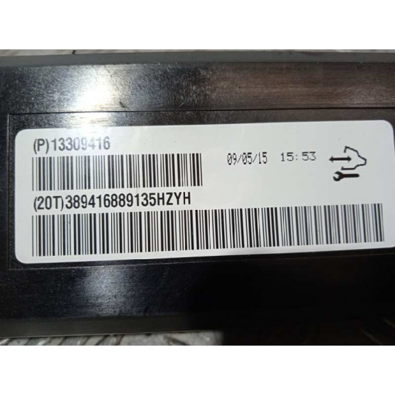 Recambio de modulo electronico para opel insignia berlina cosmo referencia OEM IAM 13309416 AIRE ACONDICIONADO 