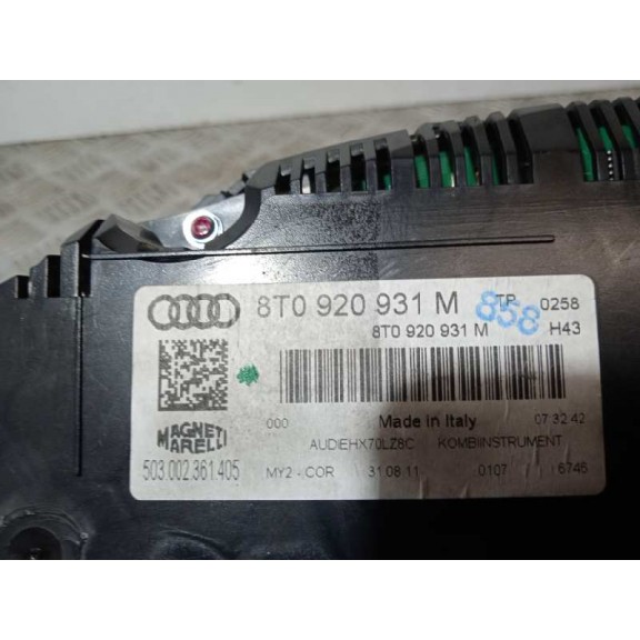 Recambio de cuadro instrumentos para audi a5 coupe (8t) 2.0 tdi referencia OEM IAM 8T0920931M  