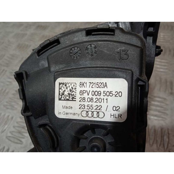 Recambio de potenciometro pedal para audi a5 coupe (8t) 2.0 tdi referencia OEM IAM 8K1721523A TOCADO 