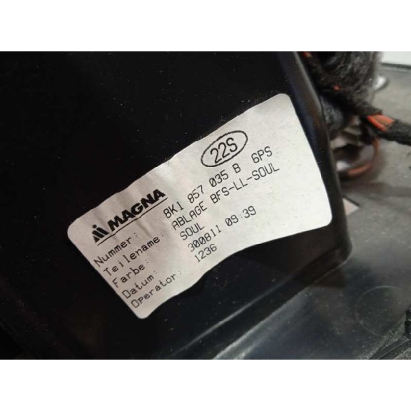 Recambio de guantera para audi a5 coupe (8t) 2.0 tdi referencia OEM IAM 8K1857035B6PS  