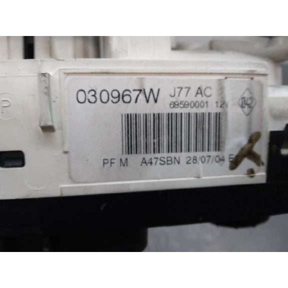 Recambio de mando calefaccion / aire acondicionado para renault modus confort dynamique referencia OEM IAM 69590001 030967W 