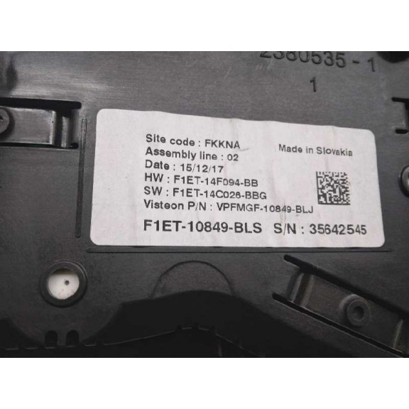 Recambio de cuadro instrumentos para ford focus lim. business referencia OEM IAM F1ET10849BLS  