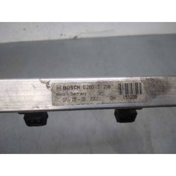 Recambio de rampa inyectora para opel meriva cosmo referencia OEM IAM 0280151208 INYECTORES MARRONES 