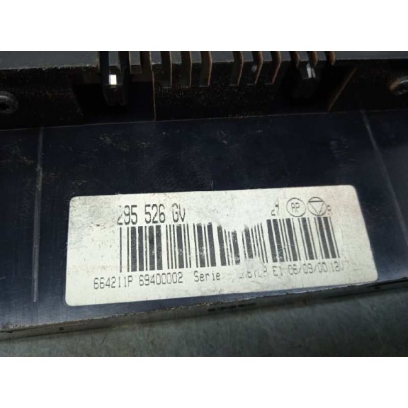 Recambio de mando climatizador para peugeot 607 (s1) básico referencia OEM IAM 96295526GV  