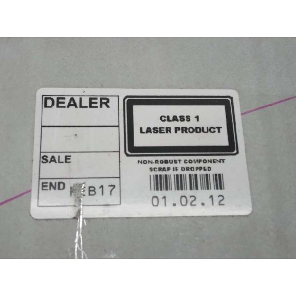 Recambio de sistema audio / radio cd para ford fiesta (cb1) trend referencia OEM IAM AA6T18C815AF CAJA 