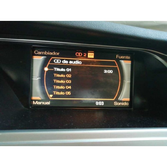Recambio de sistema navegacion gps para audi a4 avant (8k5) (2008) básico referencia OEM IAM  PANTALLA NAVEGADOR DISPLAY