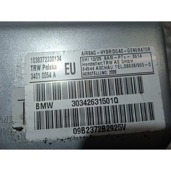 Recambio de airbag lateral delantero izquierdo para bmw x3 (e83) xdrive 20d referencia OEM IAM 30342631501Q  
