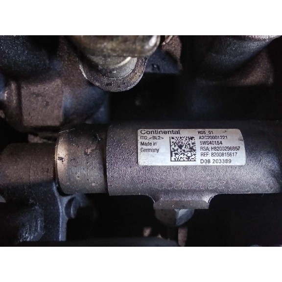 Recambio de rampa inyectora para renault laguna iii 1.5 dci diesel referencia OEM IAM 8200296867  