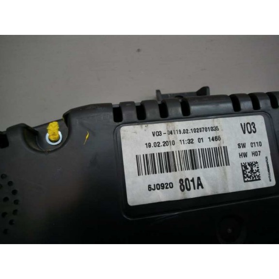 Recambio de cuadro instrumentos para seat ibiza (6j5) 1.6 tdi referencia OEM IAM 6J0920801A  