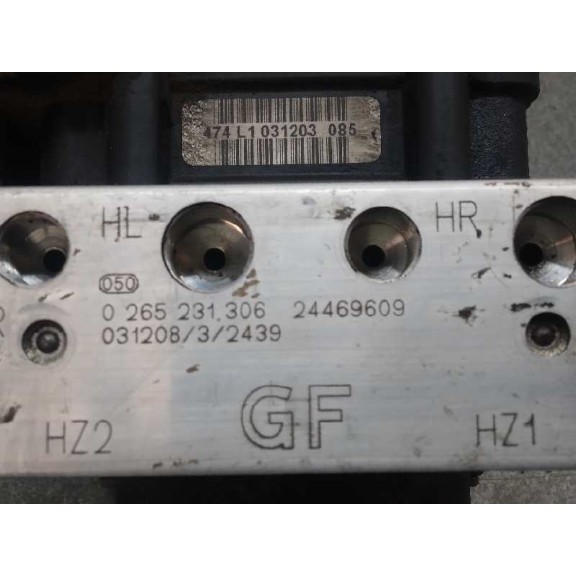 Recambio de abs para opel corsa c essentia referencia OEM IAM 24469609 0265231306 