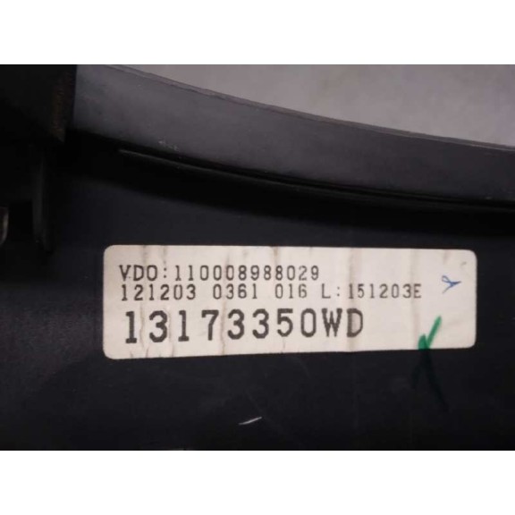 Recambio de cuadro instrumentos para opel corsa c essentia referencia OEM IAM 13173350WD  