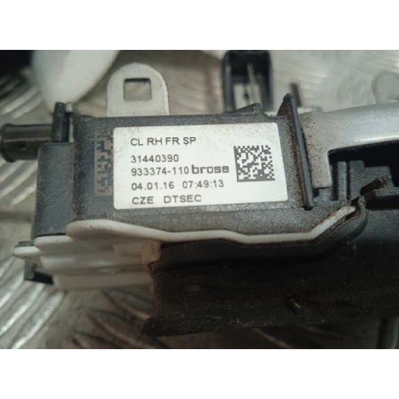 Recambio de cerradura puerta delantera derecha para volvo v40 kinetic referencia OEM IAM 31440390 93374110 6 PINS