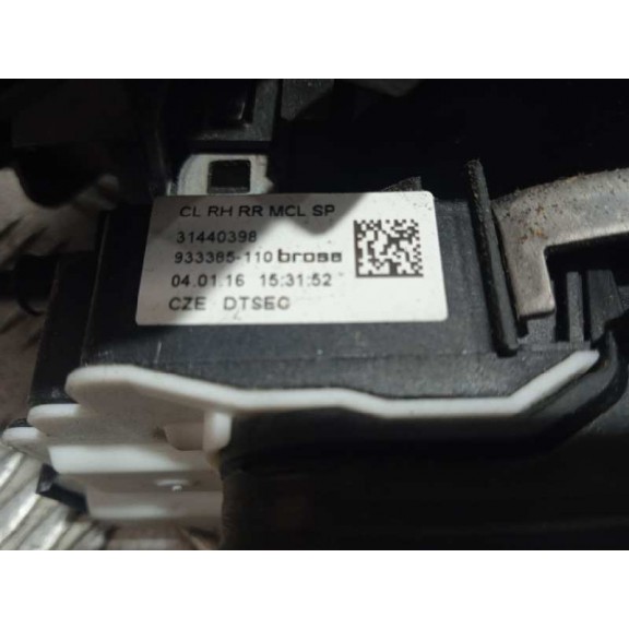 Recambio de cerradura puerta trasera izquierda para volvo v40 kinetic referencia OEM IAM 31440398 933385110 6 PINS