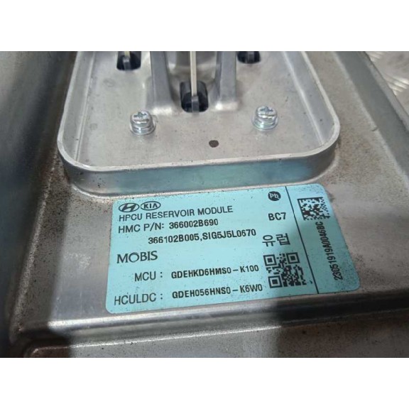 Recambio de bateria para kia niro drive referencia OEM IAM 366002B690 CONVERTIDOR 42.853KM