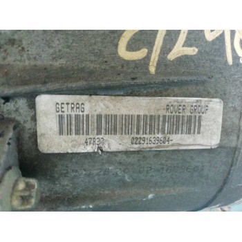 Recambio de caja cambios para mg serie 75 (rj) 2.0 16v cdti referencia OEM IAM 47R37 180.000KM 5V