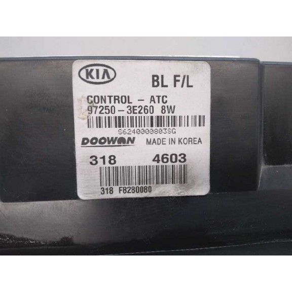Recambio de mando climatizador para kia sorento 2.5 crdi active referencia OEM IAM 972503E260  