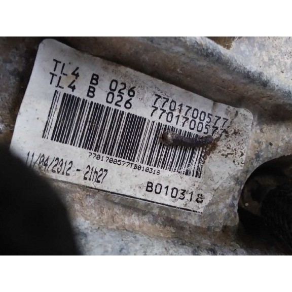 Recambio de caja cambios para renault fluence 1.5 dci diesel fap referencia OEM IAM TL4B026 S/C 