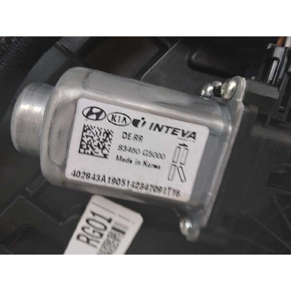 Recambio de elevalunas trasero derecho para kia niro drive referencia OEM IAM 83480G5000 83460G5000 2 CABLES