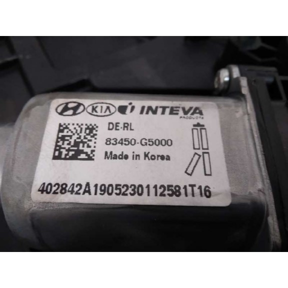 Recambio de elevalunas trasero izquierdo para kia niro drive referencia OEM IAM 83470G5000 83450G5000 2 PINES