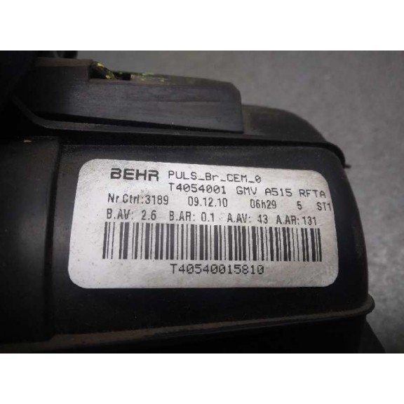 Recambio de motor calefaccion para citroën c3 exclusive referencia OEM IAM T4054001 2 PINES 