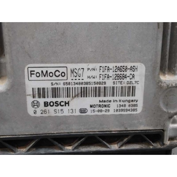 Recambio de centralita motor uce para ford focus lim. business referencia OEM IAM F1FA12A650ASH 0261S15131 