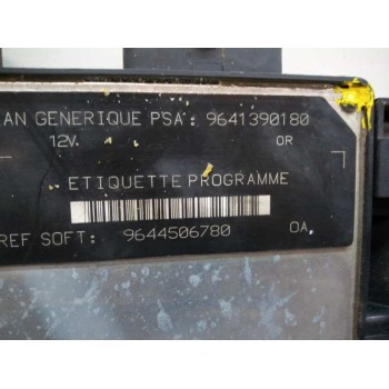 Recambio de centralita motor uce para fiat scudo (222) 1.9 diesel referencia OEM IAM 9641390180  