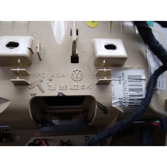 Recambio de luz interior para volkswagen touareg (7la) tdi r5 referencia OEM IAM 7L6868403 7L6868403SK 