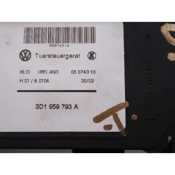 Recambio de motor elevalunas delantero izquierdo para volkswagen touareg (7la) tdi r5 referencia OEM IAM 3D1959793A 0130821764 