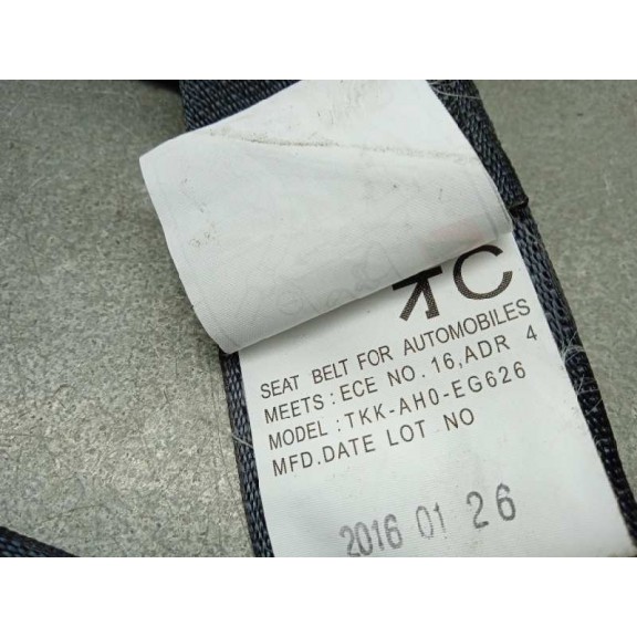 Recambio de cinturon seguridad trasero central para infiniti q50 2.2 diesel cat referencia OEM IAM TKKAH0EG626  
