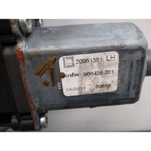 Recambio de elevalunas delantero izquierdo para opel insignia berlina excellence referencia OEM IAM 20952452 7 PINES 20951581