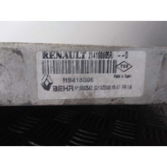 Recambio de radiador agua para renault laguna coupe gt referencia OEM IAM 214000035R  