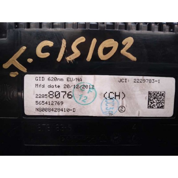 Recambio de display para opel astra j lim. selective referencia OEM IAM 22858076  