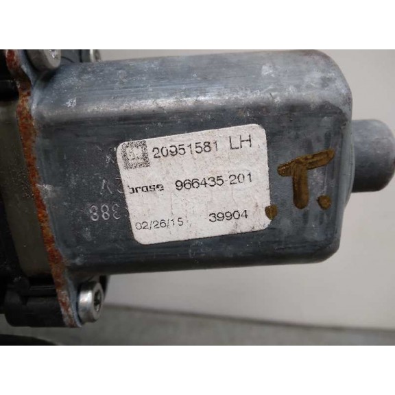 Recambio de elevalunas delantero izquierdo para opel astra j lim. selective referencia OEM IAM 13350757 7 PINES 