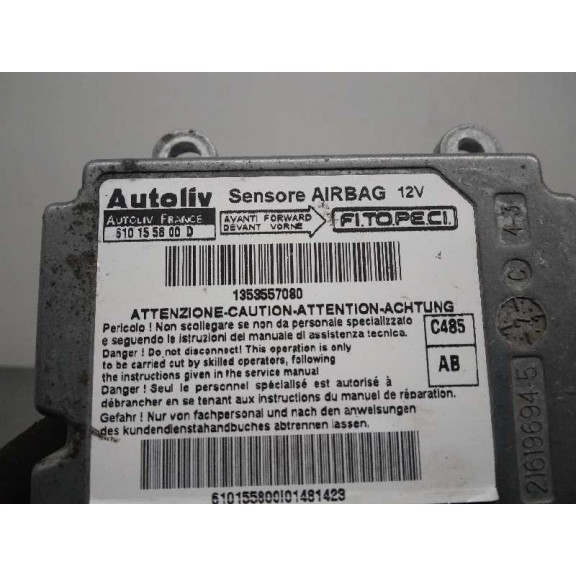 Recambio de centralita airbag para fiat fiorino básico referencia OEM IAM 1353557080  