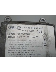 Recambio de centralita airbag para kia carens (un) active referencia OEM IAM 959101D600 0285001921  2