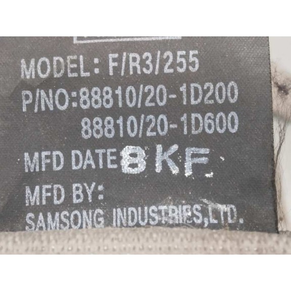 Recambio de pretensor airbag izquierdo para kia carens (un) active referencia OEM IAM 888101D200  