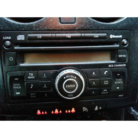 Recambio de sistema audio / radio cd para nissan qashqai (j10) 1.5 dci turbodiesel cat referencia OEM IAM   