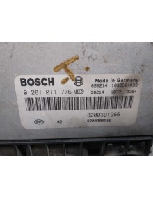 Recambio de centralita motor uce para renault scenic ii 1.9 dci diesel referencia OEM IAM 8200391966 0281011776  2