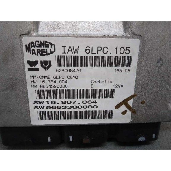 Recambio de centralita motor uce para peugeot 207 x-line referencia OEM IAM 9663380880  