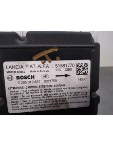 Recambio de centralita airbag para fiat doblo cargo 1.3 16v jtd cat referencia OEM IAM 51881770 0285010857  2