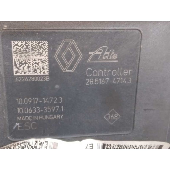 Recambio de abs para renault megane iv grandtour limited referencia OEM IAM 476605594R  