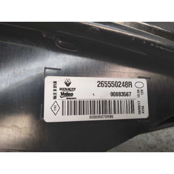 Recambio de piloto trasero izquierdo interior para renault megane iv berlina 5p intens referencia OEM IAM 265550248R  