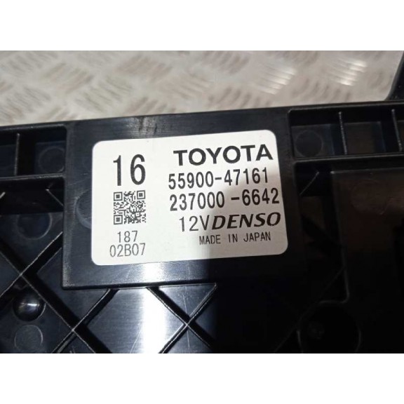 Recambio de mando climatizador para toyota prius+ eco referencia OEM IAM 5590047161 2370006642 