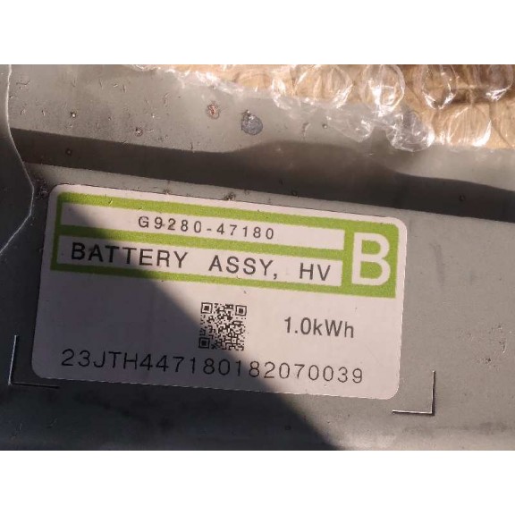 Recambio de bateria para toyota prius+ eco referencia OEM IAM G928047180  