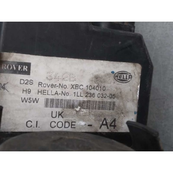 Recambio de faro izquierdo para mg serie 75 (rj) 2.0 16v cdt referencia OEM IAM 1LL23603205 XENON 