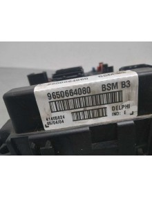 Recambio de centralita bsm para citroën xsara berlina 2.0 hdi 66kw premier referencia OEM IAM 9650664080   2