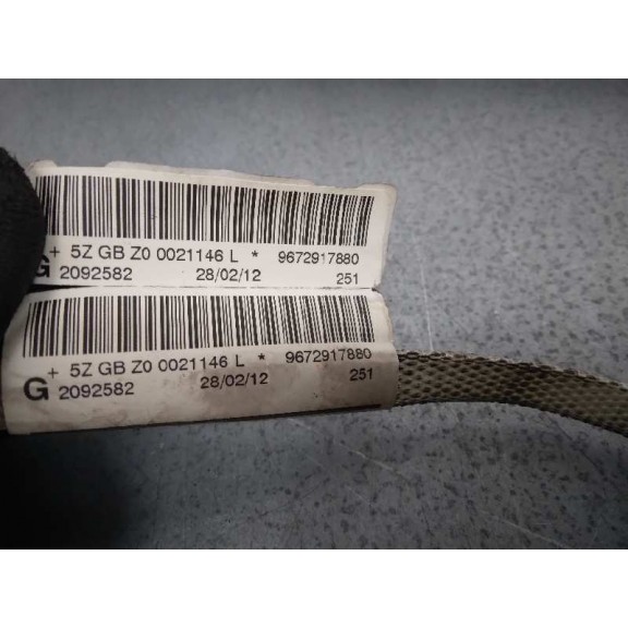 Recambio de airbag cortina delantero izquierdo para peugeot 208 allure referencia OEM IAM 9672917880  