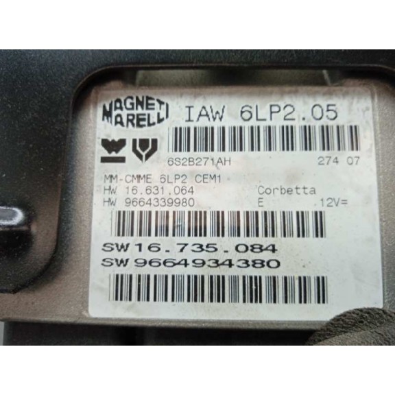 Recambio de centralita motor uce para citroën c4 berlina lx referencia OEM IAM 9664934380  